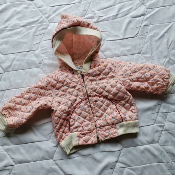 Vintage 0-6 Months Baby Zip Jacket Catton Candy - Picture 1 of 6